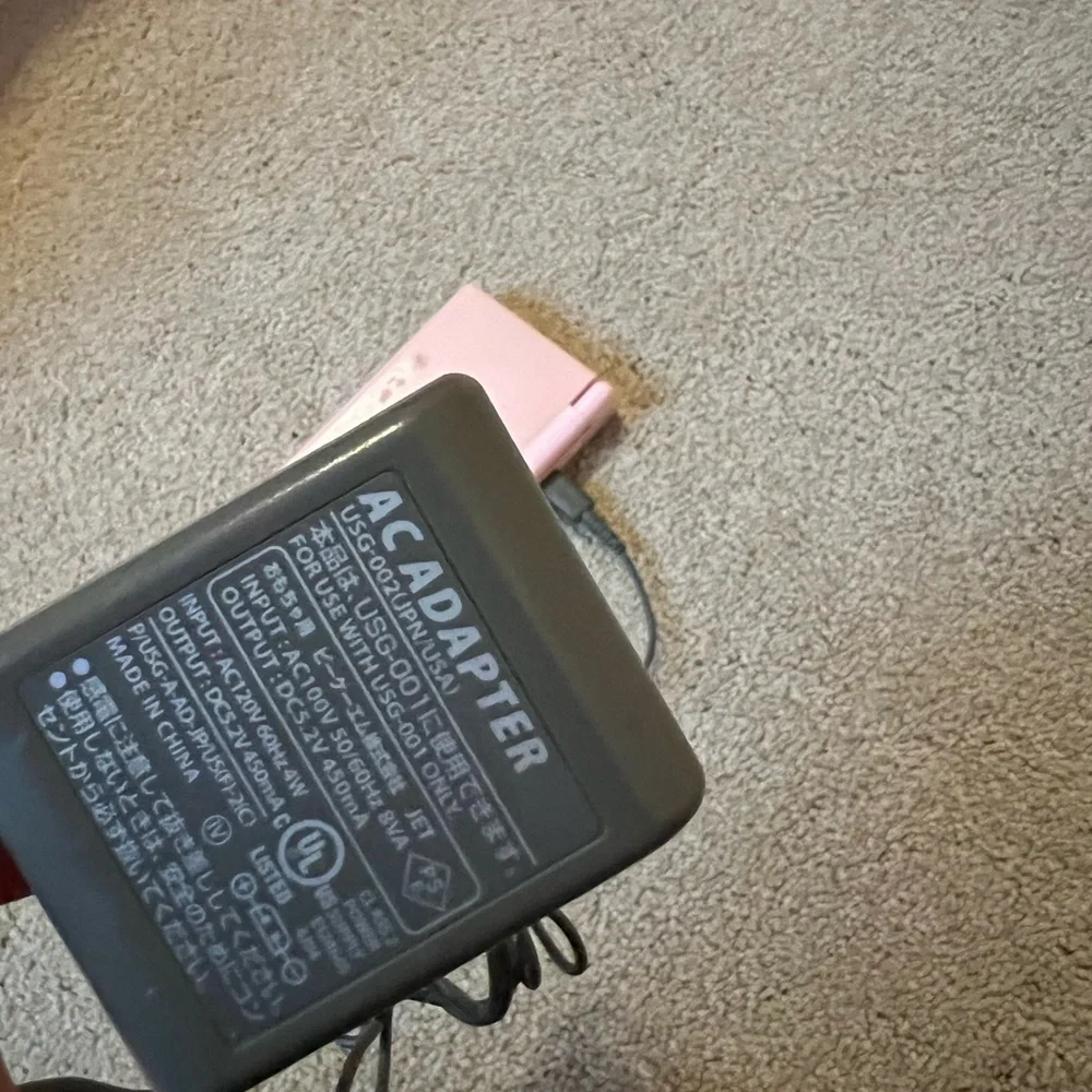 Pink Nintendo DS Lite Handheld Console